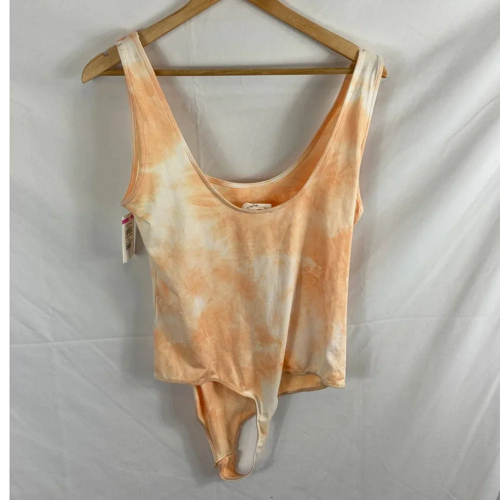 NWT Sophie Rue Tie Dye Orange Bodysuit - Picture 4 of 4